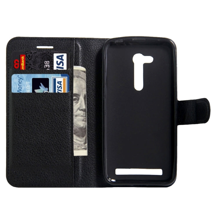 For Asus ZenFone GO / ZB452KG Litchi Texture Horizontal Flip Leather Case with Magnetic Buckle & Holder & Card Slots & Wallet