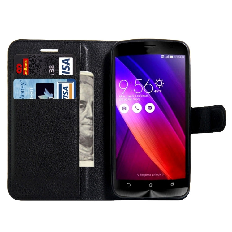 For Asus ZenFone GO / ZB452KG Litchi Texture Horizontal Flip Leather Case with Magnetic Buckle & Holder & Card Slots & Wallet