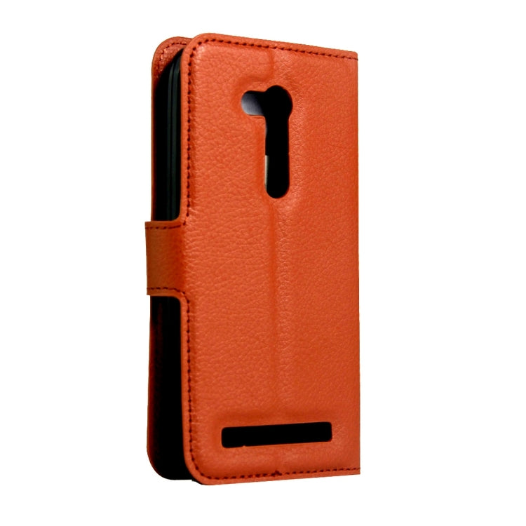 For Asus ZenFone GO / ZB452KG Litchi Texture Horizontal Flip Leather Case with Magnetic Buckle & Holder & Card Slots & Wallet