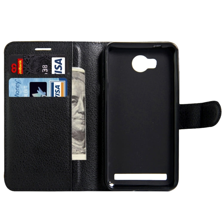 For Huawei  Y3 II / Y311 Litchi Texture Horizontal Flip Leather Case with Magnetic Buckle & Holder & Card Slots & Wallet