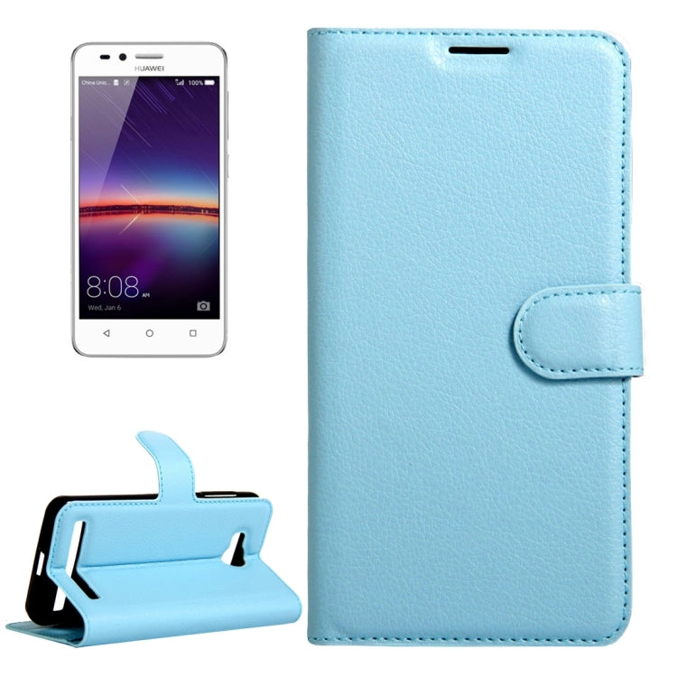 For Huawei  Y3 II / Y311 Litchi Texture Horizontal Flip Leather Case with Magnetic Buckle & Holder & Card Slots & Wallet