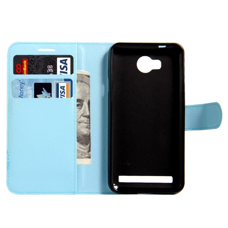 For Huawei  Y3 II / Y311 Litchi Texture Horizontal Flip Leather Case with Magnetic Buckle & Holder & Card Slots & Wallet