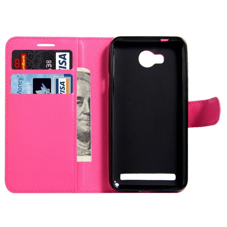 For Huawei  Y3 II / Y311 Litchi Texture Horizontal Flip Leather Case with Magnetic Buckle & Holder & Card Slots & Wallet