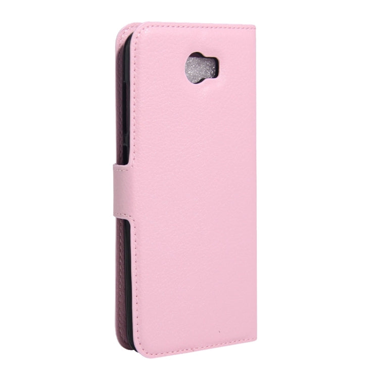 For Huawei  Y5 II Litchi Texture Horizontal Flip Leather Case with Magnetic Buckle & Holder & Card Slots & Wallet