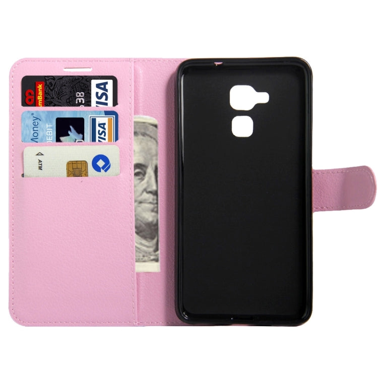 For Huawei  Honor 5C Litchi Texture Horizontal Flip Leather Case with Magnetic Buckle & Holder & Card Slots & Wallet