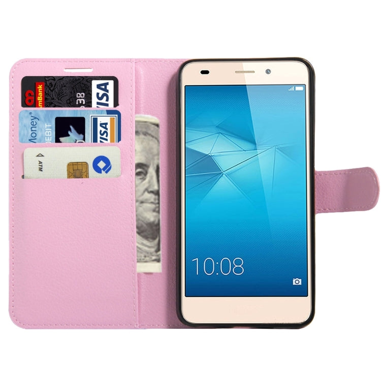 For Huawei  Honor 5C Litchi Texture Horizontal Flip Leather Case with Magnetic Buckle & Holder & Card Slots & Wallet