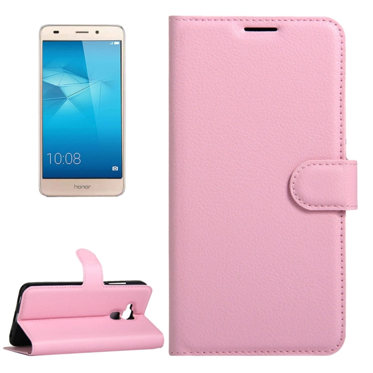 For Huawei  Honor 5C Litchi Texture Horizontal Flip Leather Case with Magnetic Buckle & Holder & Card Slots & Wallet