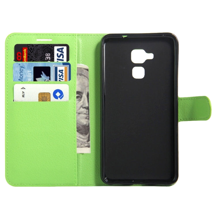 For Huawei  Honor 5C Litchi Texture Horizontal Flip Leather Case with Magnetic Buckle & Holder & Card Slots & Wallet