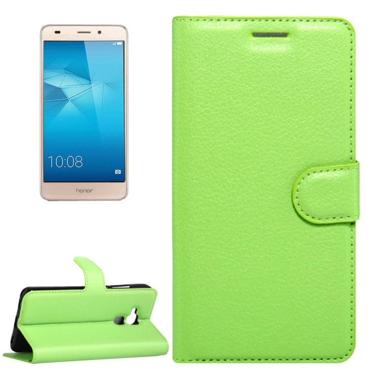 For Huawei  Honor 5C Litchi Texture Horizontal Flip Leather Case with Magnetic Buckle & Holder & Card Slots & Wallet