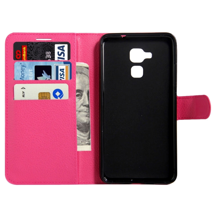 For Huawei  Honor 5C Litchi Texture Horizontal Flip Leather Case with Magnetic Buckle & Holder & Card Slots & Wallet