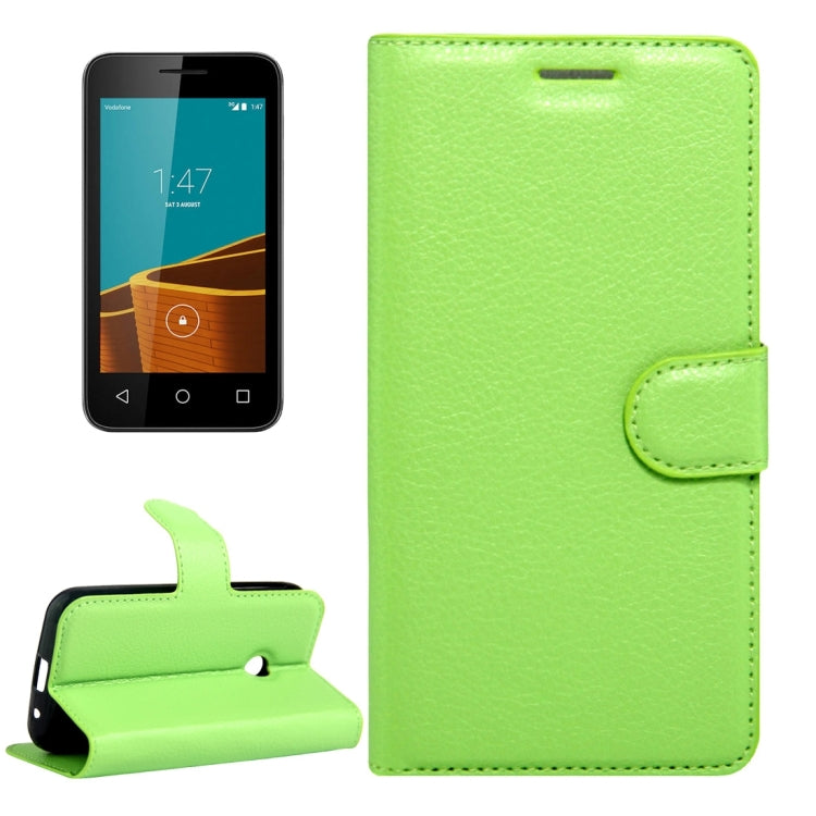 For Vodafone Smart First 7 / VF200 Litchi Texture Horizontal Flip Leather Case with Magnetic Buckle & Holder & Card Slots & Wallet