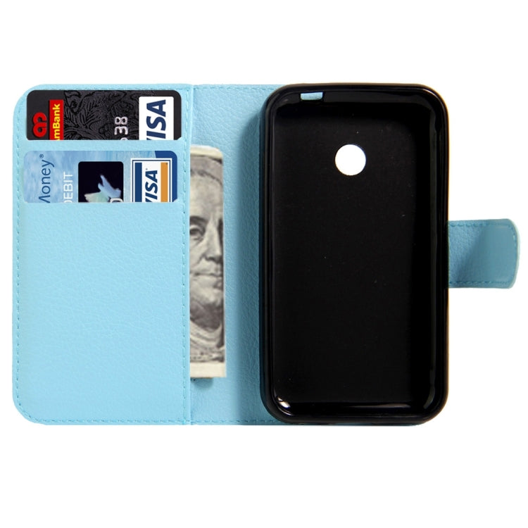 For Vodafone Smart First 7 / VF200 Litchi Texture Horizontal Flip Leather Case with Magnetic Buckle & Holder & Card Slots & Wallet