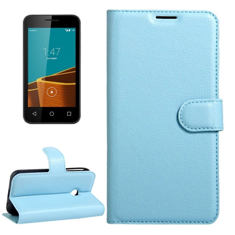 For Vodafone Smart First 7 / VF200 Litchi Texture Horizontal Flip Leather Case with Magnetic Buckle & Holder & Card Slots & Wallet