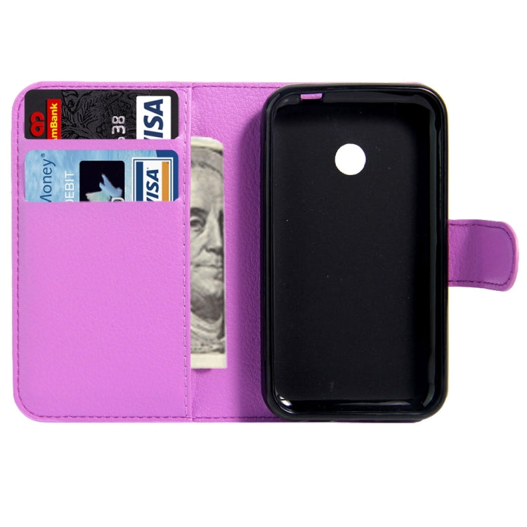 For Vodafone Smart First 7 / VF200 Litchi Texture Horizontal Flip Leather Case with Magnetic Buckle & Holder & Card Slots & Wallet