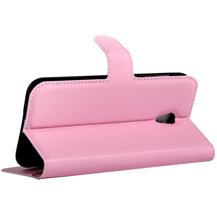 For Vodafone Smart Prime 7 / VF600 Litchi Texture Horizontal Flip Leather Case with Magnetic Buckle & Holder & Card Slots & Wallet