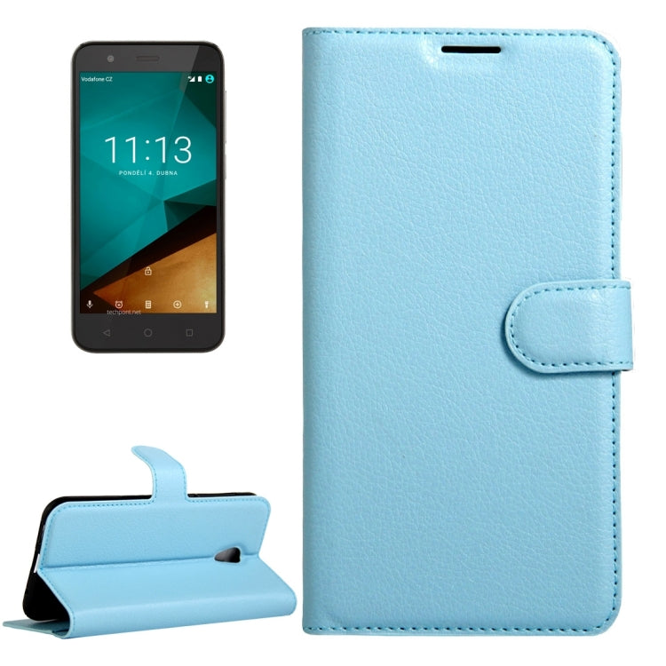 For Vodafone Smart Prime 7 / VF600 Litchi Texture Horizontal Flip Leather Case with Magnetic Buckle & Holder & Card Slots & Wallet