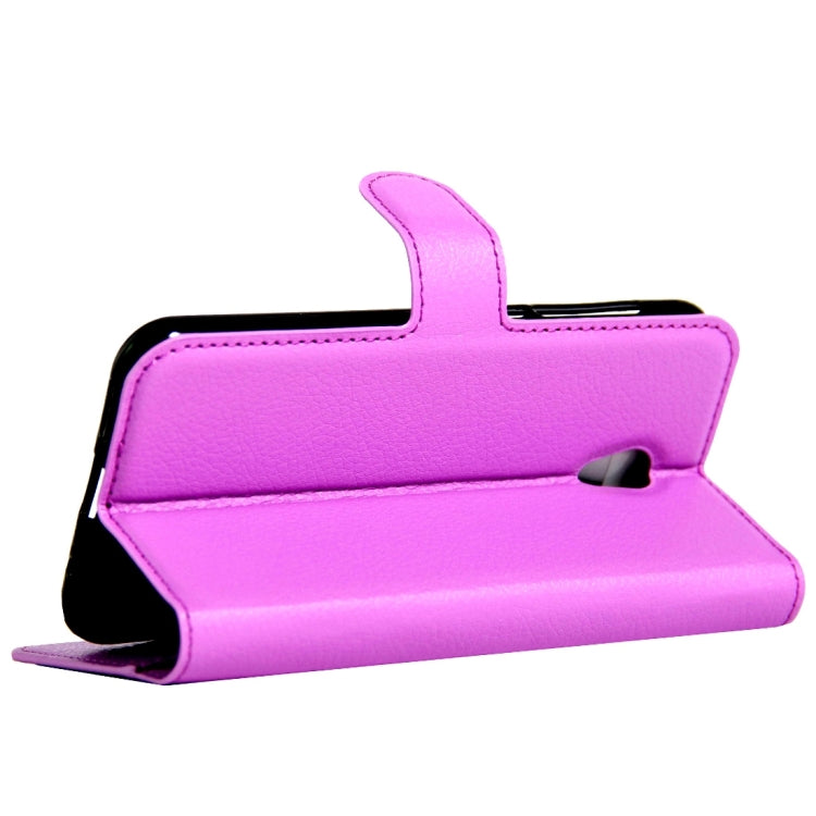 For Vodafone Smart Prime 7 / VF600 Litchi Texture Horizontal Flip Leather Case with Magnetic Buckle & Holder & Card Slots & Wallet