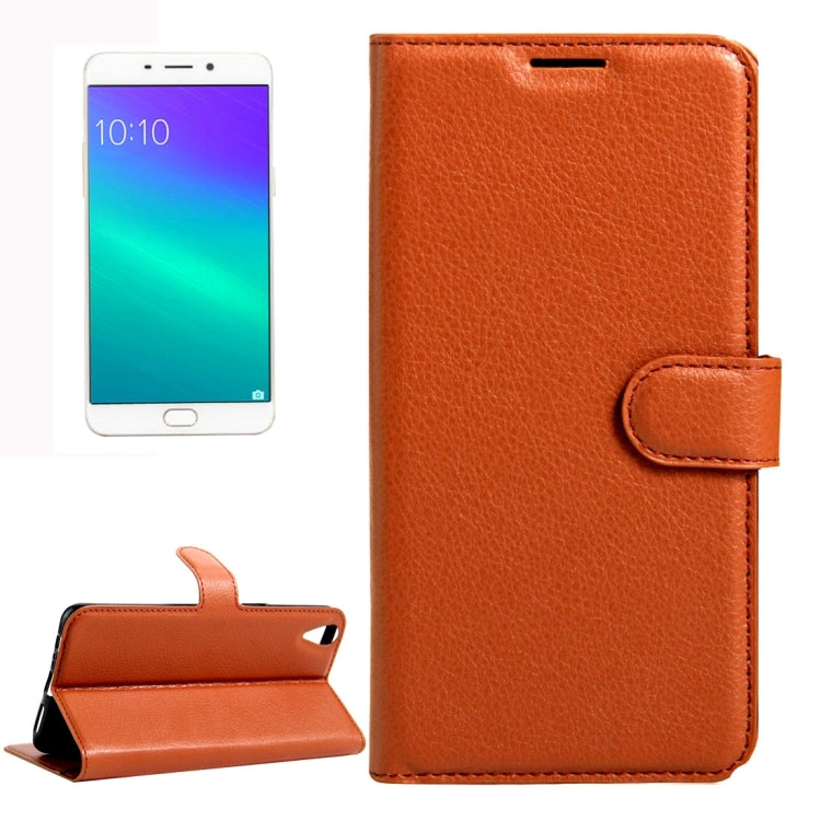For OPPO  R9 Plus Litchi Texture Horizontal Flip Leather Case with Magnetic Buckle & Holder & Card Slots & Wallet