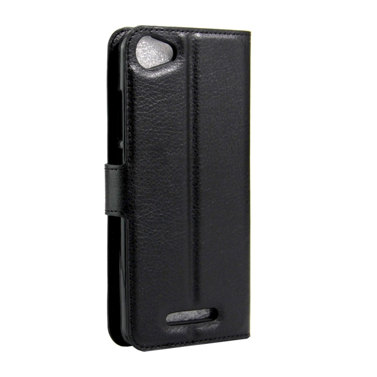 For Wiko K Kool & Jerry Litchi Texture Horizontal Flip Leather Case with Magnetic Buckle & Holder & Card Slots & Wallet