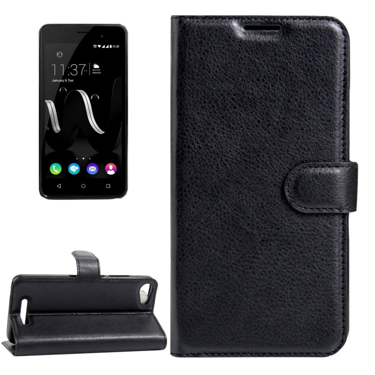 For Wiko K Kool & Jerry Litchi Texture Horizontal Flip Leather Case with Magnetic Buckle & Holder & Card Slots & Wallet