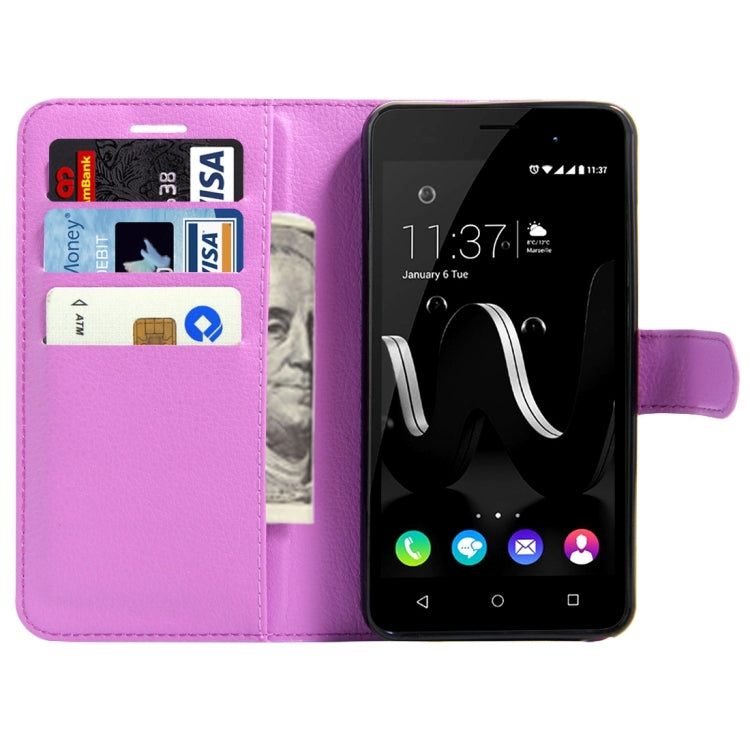 For Wiko K Kool & Jerry Litchi Texture Horizontal Flip Leather Case with Magnetic Buckle & Holder & Card Slots & Wallet