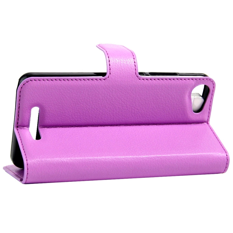 For Wiko K Kool & Jerry Litchi Texture Horizontal Flip Leather Case with Magnetic Buckle & Holder & Card Slots & Wallet