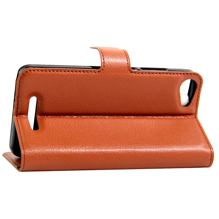 For Wiko K Kool & Jerry Litchi Texture Horizontal Flip Leather Case with Magnetic Buckle & Holder & Card Slots & Wallet