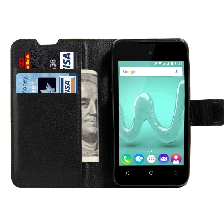 For Wiko Sunny & B-Kool Litchi Texture Horizontal Flip Leather Case with Magnetic Buckle & Holder & Card Slots & Wallet