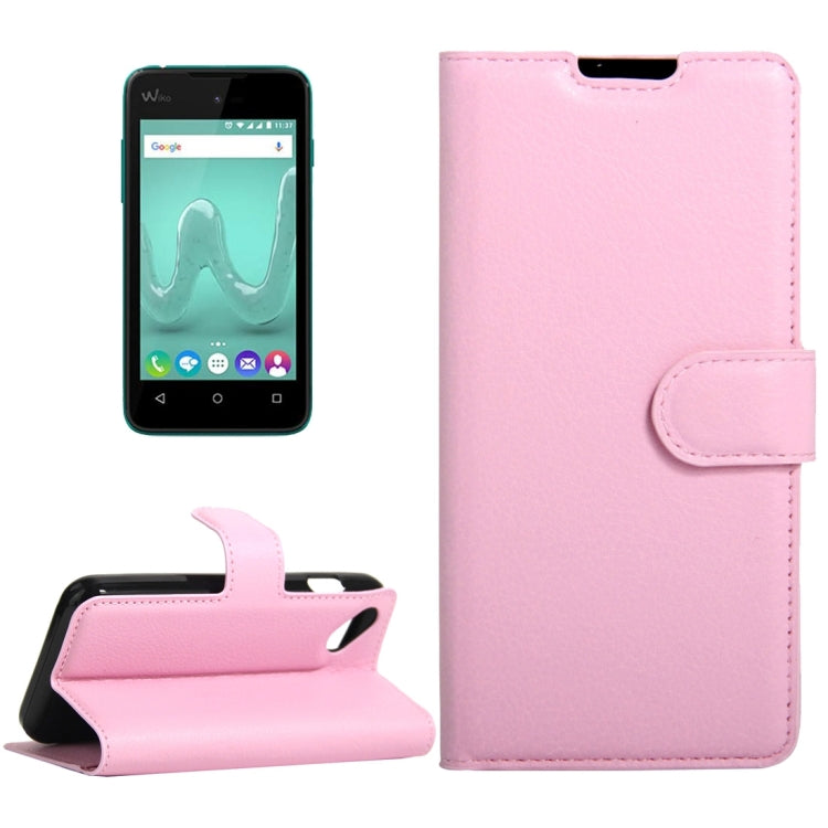For Wiko Sunny & B-Kool Litchi Texture Horizontal Flip Leather Case with Magnetic Buckle & Holder & Card Slots & Wallet