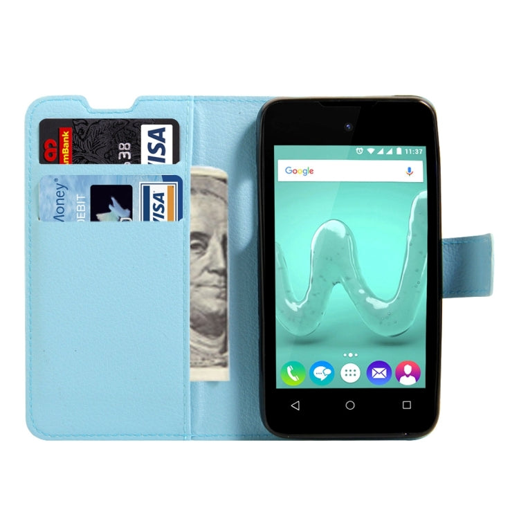 For Wiko Sunny & B-Kool Litchi Texture Horizontal Flip Leather Case with Magnetic Buckle & Holder & Card Slots & Wallet