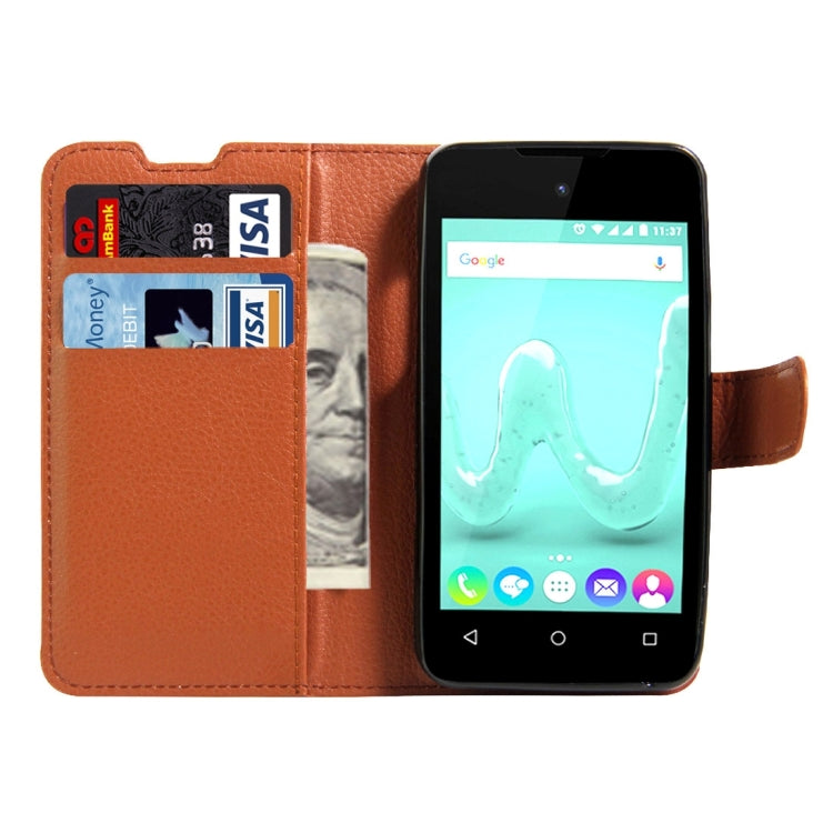 For Wiko Sunny & B-Kool Litchi Texture Horizontal Flip Leather Case with Magnetic Buckle & Holder & Card Slots & Wallet