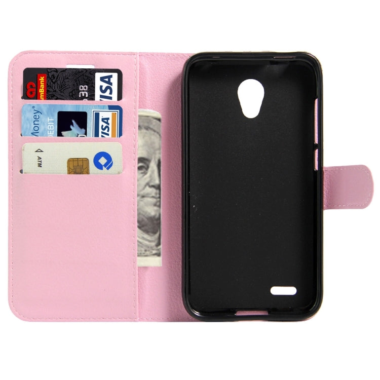 For Alcatel GO Play / OT7048X Litchi Texture Horizontal Flip Leather Case with Magnetic Buckle & Holder & Card Slots & Wallet