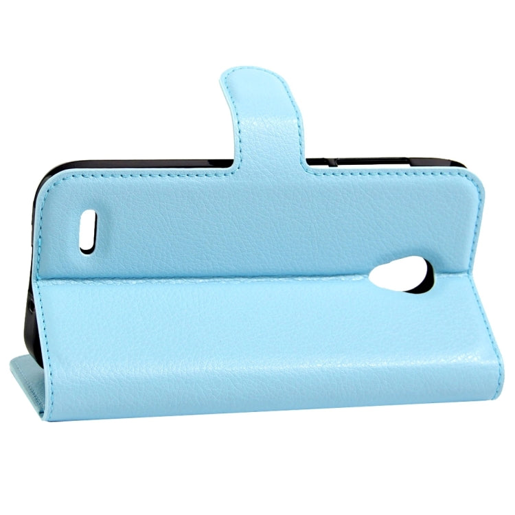 For Alcatel GO Play / OT7048X Litchi Texture Horizontal Flip Leather Case with Magnetic Buckle & Holder & Card Slots & Wallet