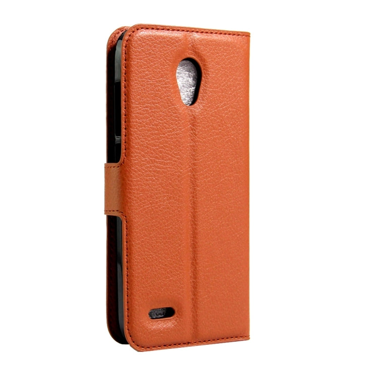 For Alcatel GO Play / OT7048X Litchi Texture Horizontal Flip Leather Case with Magnetic Buckle & Holder & Card Slots & Wallet