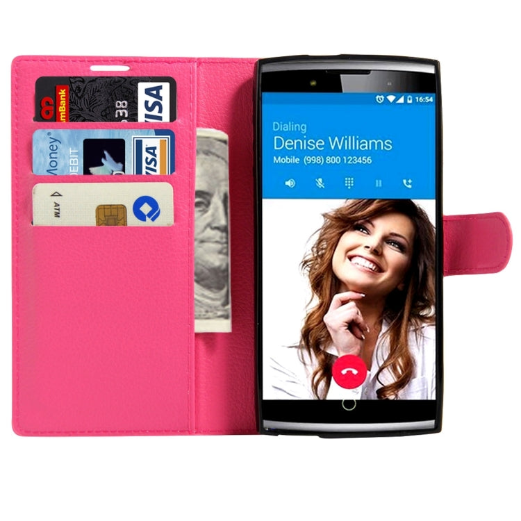 For Alcatel One Touch Flash 2 Litchi Texture Horizontal Flip Leather Case with Magnetic Buckle & Holder & Card Slots & Wallet