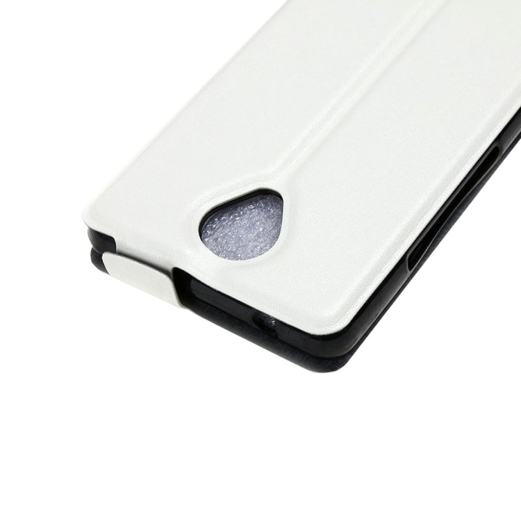 For Wiko U Feel Vertical Flip Leather Case with Card Slot & Photo Frame