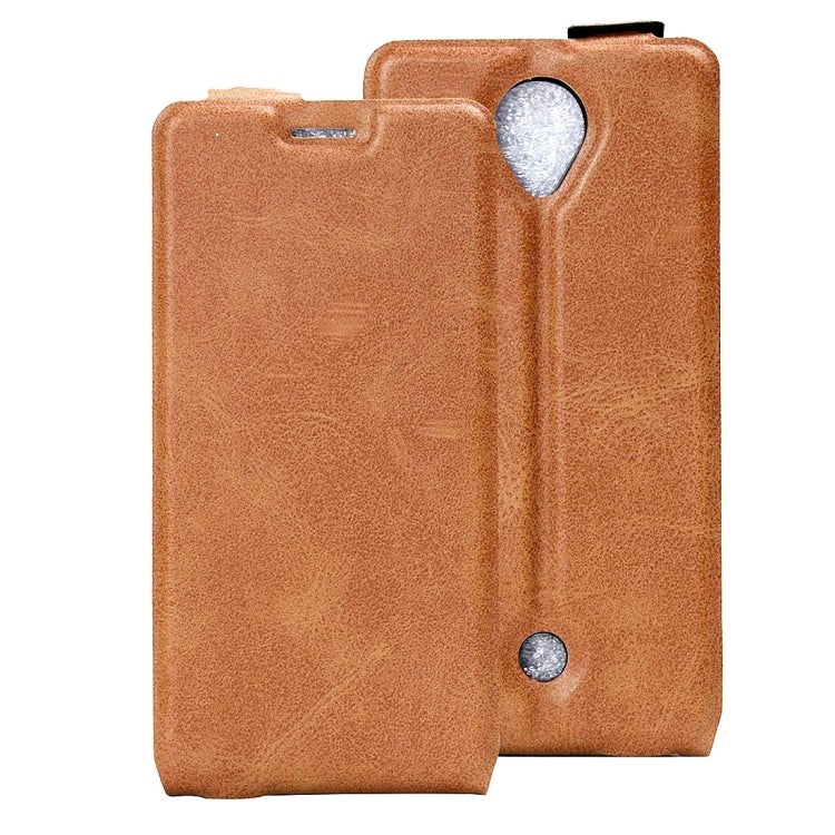 For Wiko U Feel Vertical Flip Leather Case with Card Slot & Photo Frame