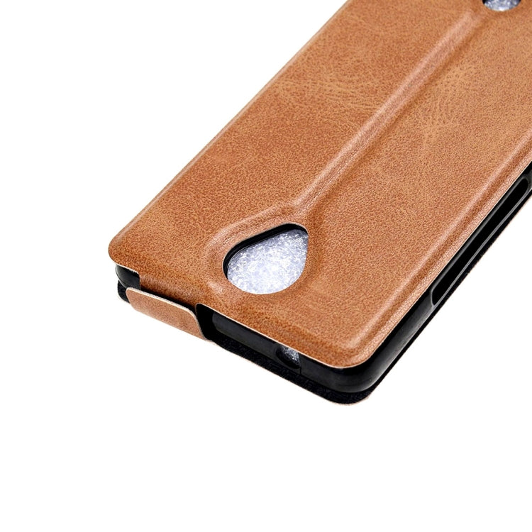 For Wiko U Feel Vertical Flip Leather Case with Card Slot & Photo Frame