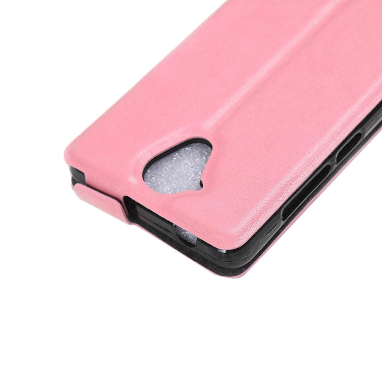 For Wiko U Feel Lite Vertical Flip Leather Case with Card Slot & Photo Frame