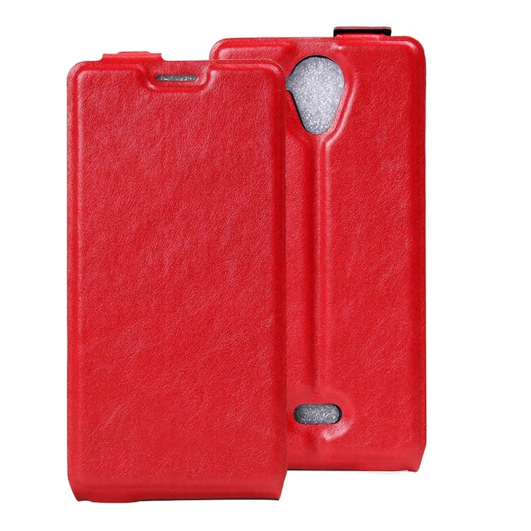 For Wiko U Feel Lite Vertical Flip Leather Case with Card Slot & Photo Frame