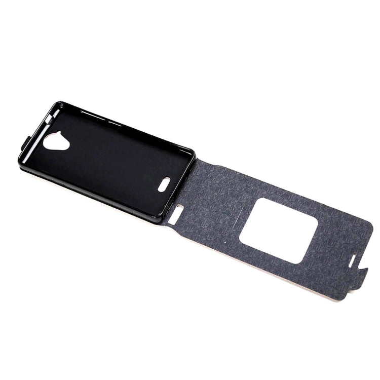 For Wiko U Feel Lite Vertical Flip Leather Case with Card Slot & Photo Frame