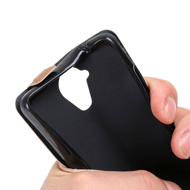 For Wiko U Feel Lite Vertical Flip Leather Case with Card Slot & Photo Frame