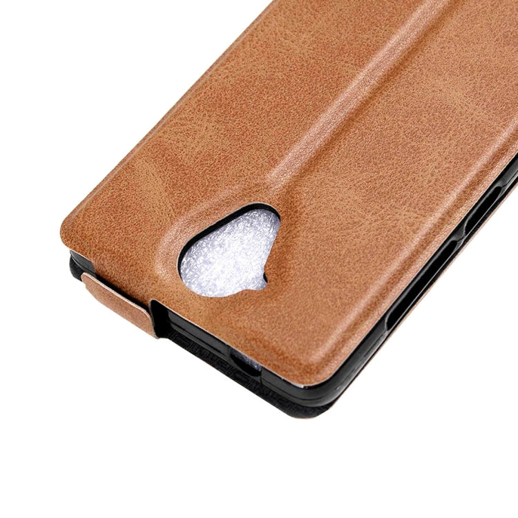 For Wiko U Feel Lite Vertical Flip Leather Case with Card Slot & Photo Frame