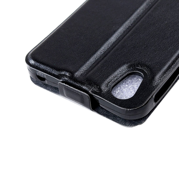 For Alcatel Idol 4 Vertical Flip Leather Case with Card Slot & Photo Frame