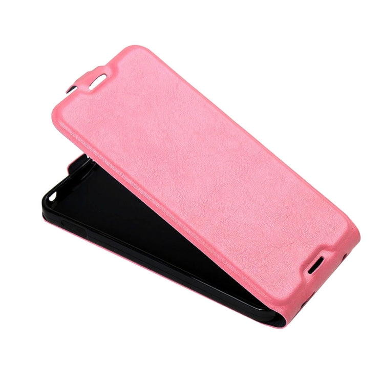 For Alcatel Idol 4 Vertical Flip Leather Case with Card Slot & Photo Frame