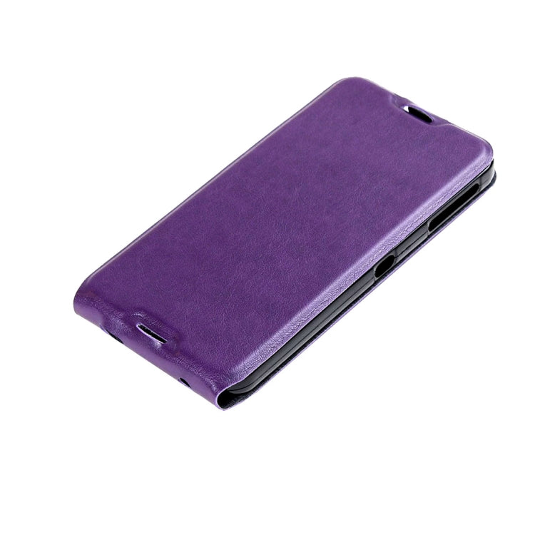 For Alcatel Idol 4 Vertical Flip Leather Case with Card Slot & Photo Frame