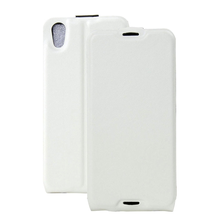 For Alcatel Idol 4 Vertical Flip Leather Case with Card Slot & Photo Frame