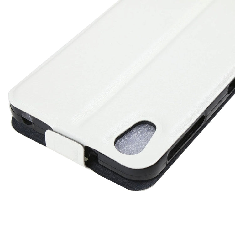 For Alcatel Idol 4 Vertical Flip Leather Case with Card Slot & Photo Frame