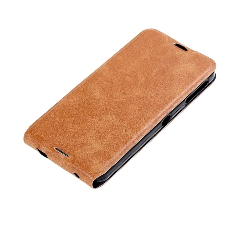 For Alcatel Idol 4 Vertical Flip Leather Case with Card Slot & Photo Frame