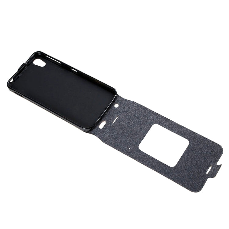 For Alcatel Idol 4 Vertical Flip Leather Case with Card Slot & Photo Frame